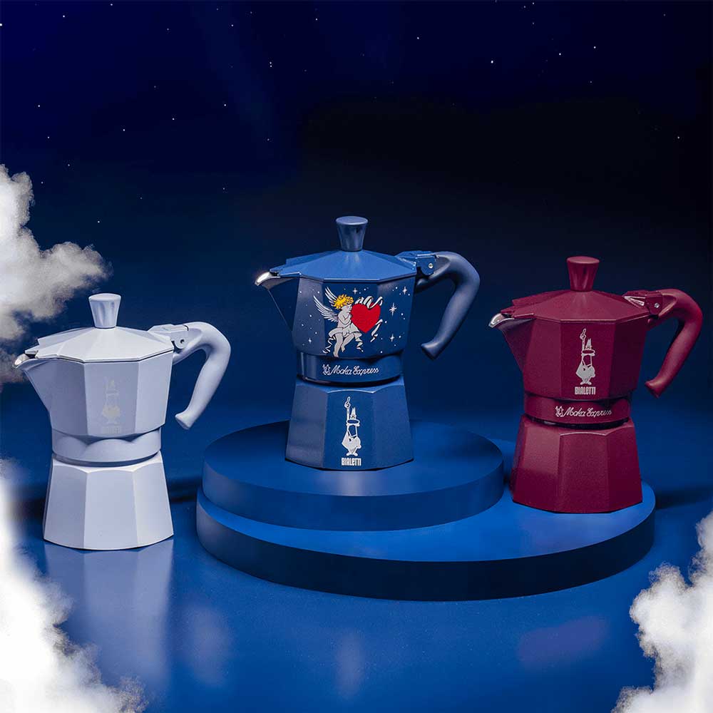 Moka Express 1 tazza burgundy
