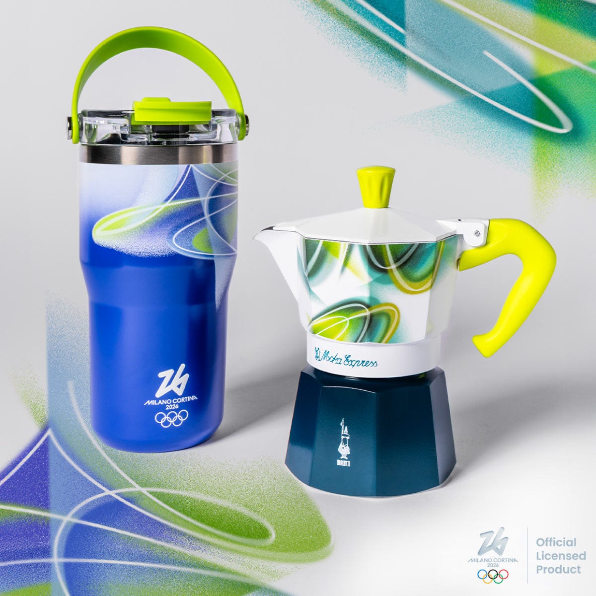 Mug termica verde - Milano Cortina 2026