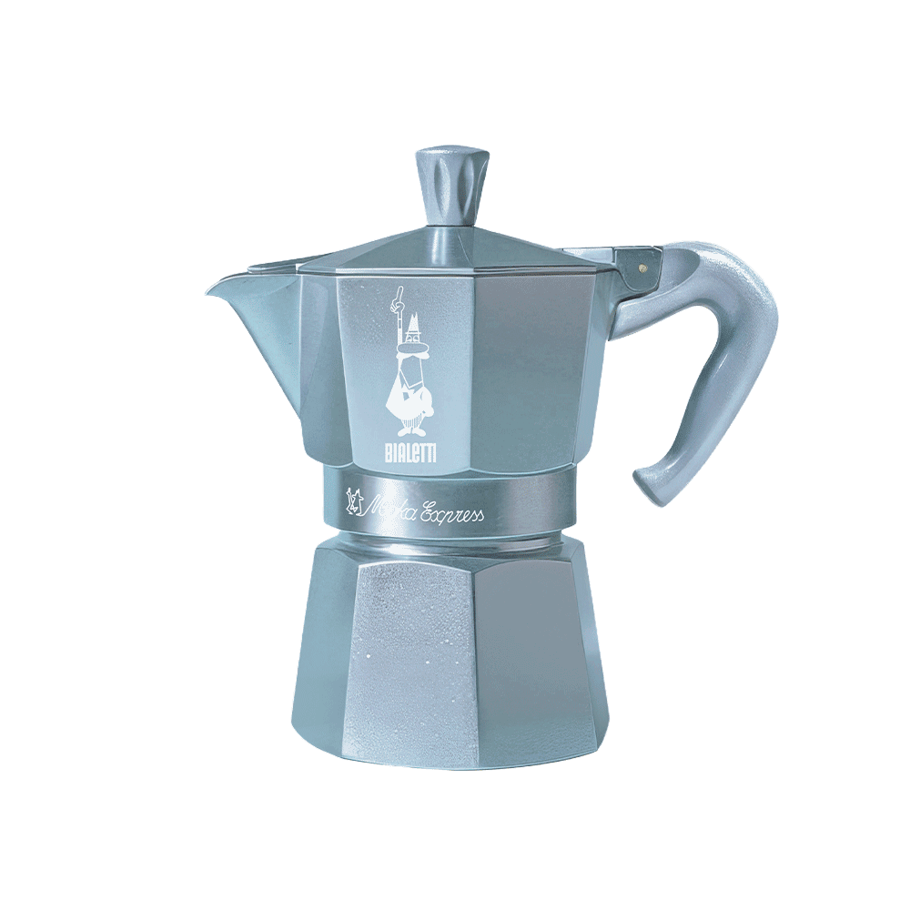 Moka Express 1 tazza azzurro onda