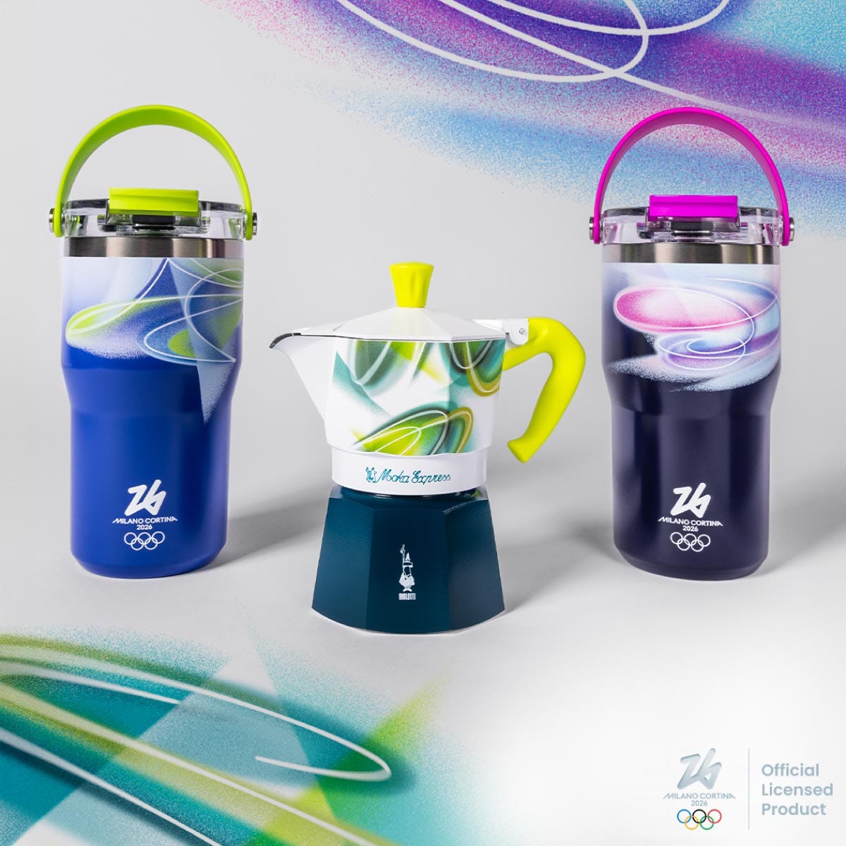 Mug termica viola - Milano Cortina 2026