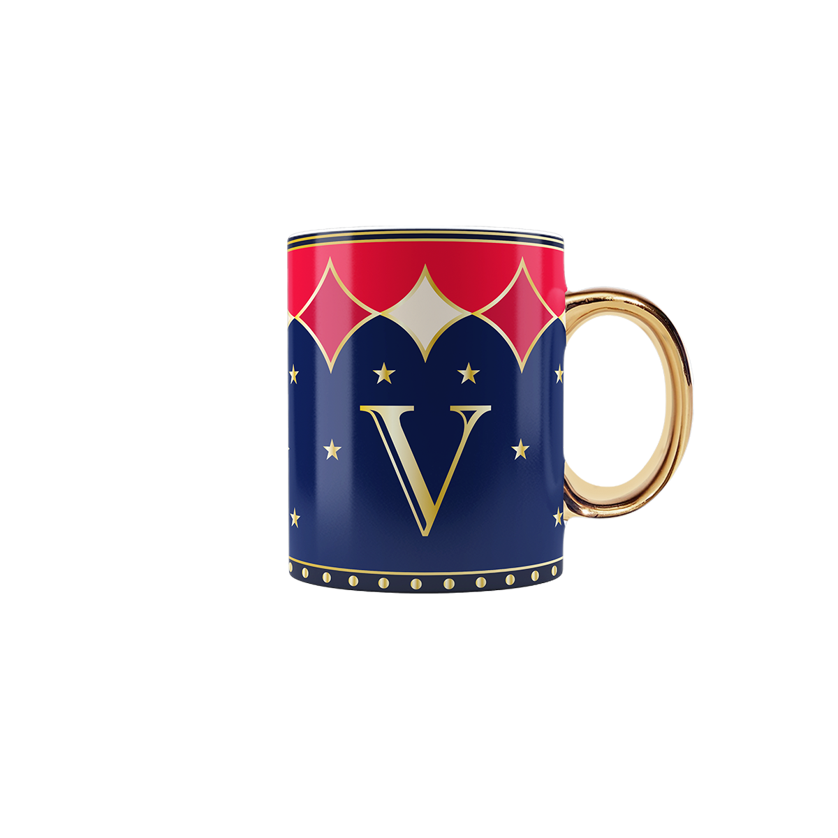 Mug con lettera V - Magico Ricordo