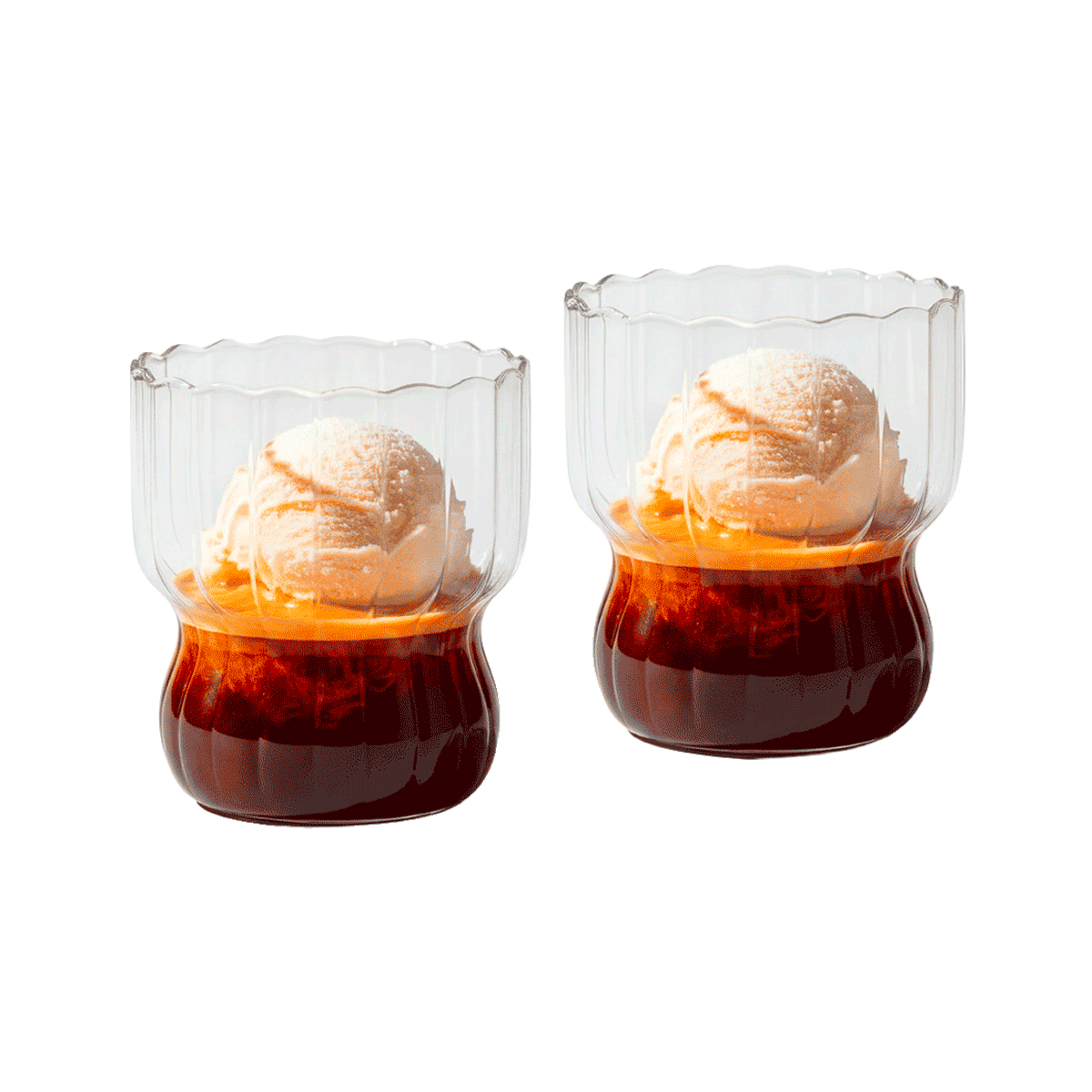 Set 2 bicchieri per affogato