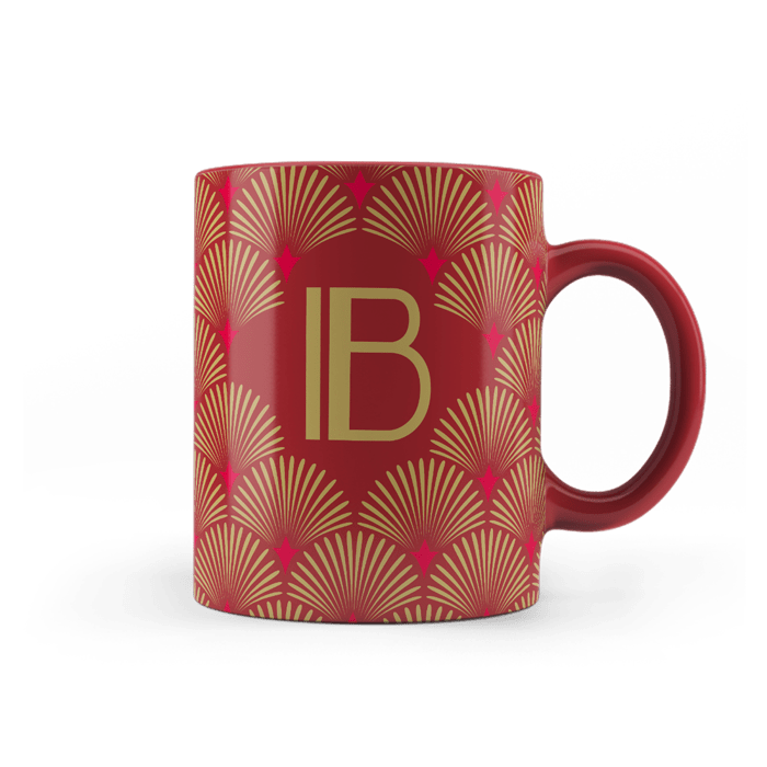 Mug con lettera personalizzata