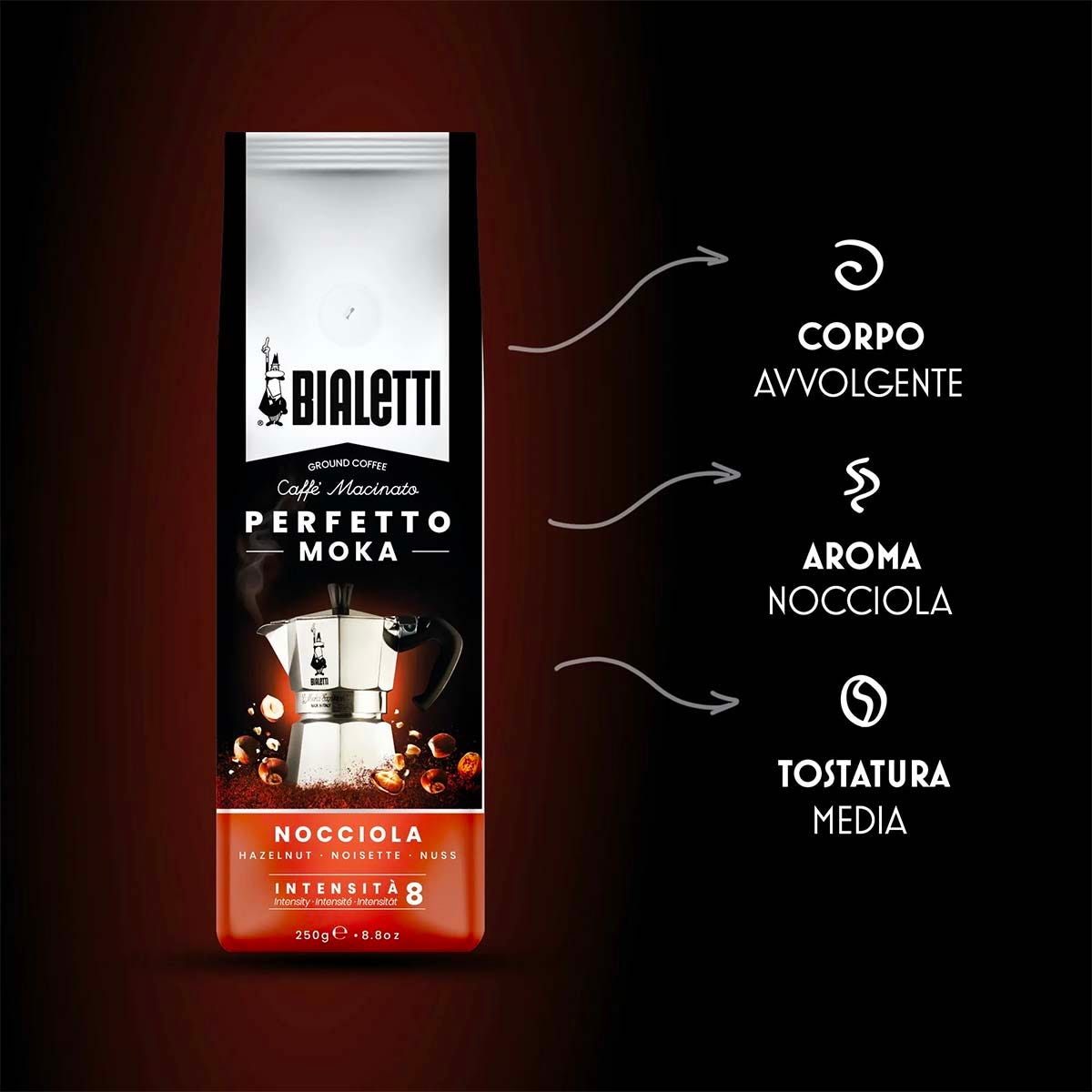 Caffè macinato - Perfetto Moka Nocciola