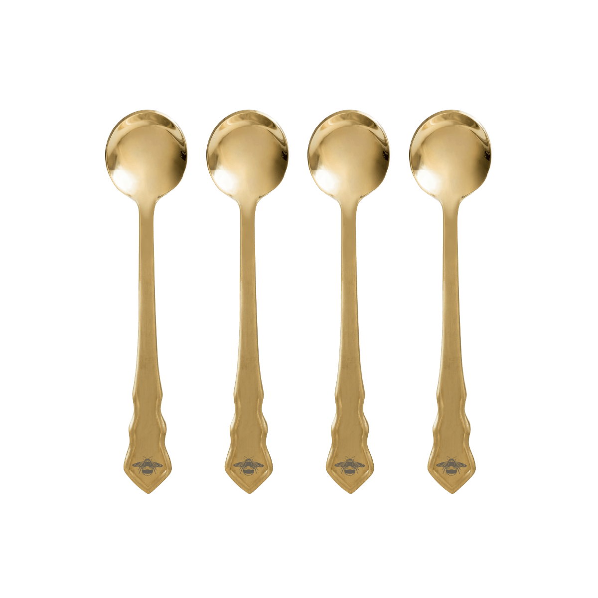 Set 4 cucchiaini dorati - Bridgerton
