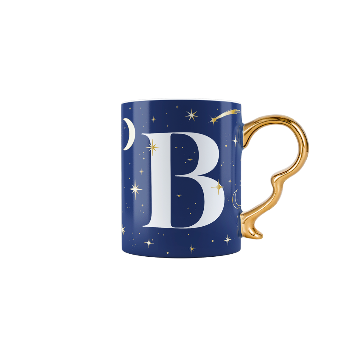 Mug con lettera - Cielo Stellato