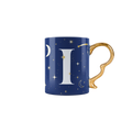 Mug con lettera I - Cielo Stellato