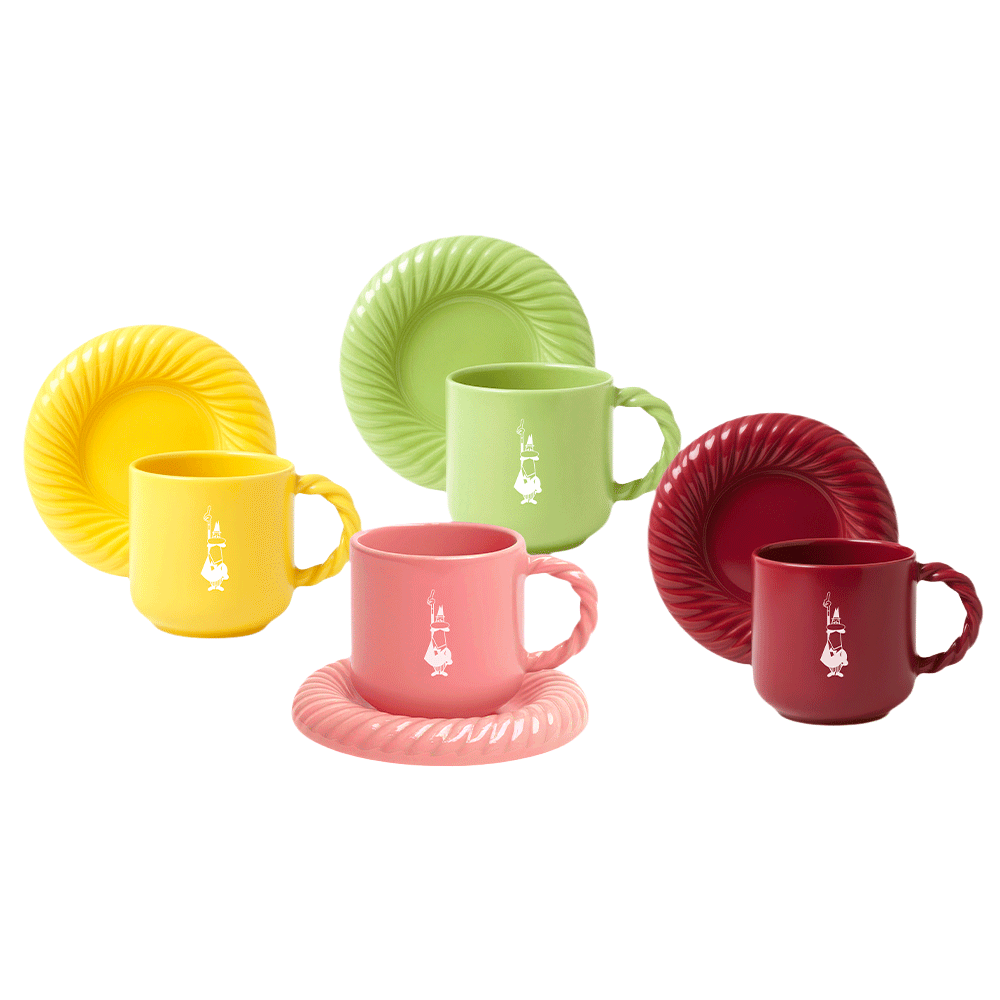 Set 4 tazzine tramonto