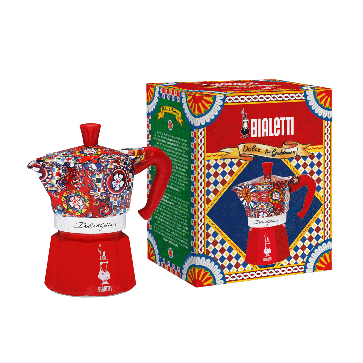 Moka Express Bialetti Dolce&Gabbana Carretto Siciliano
