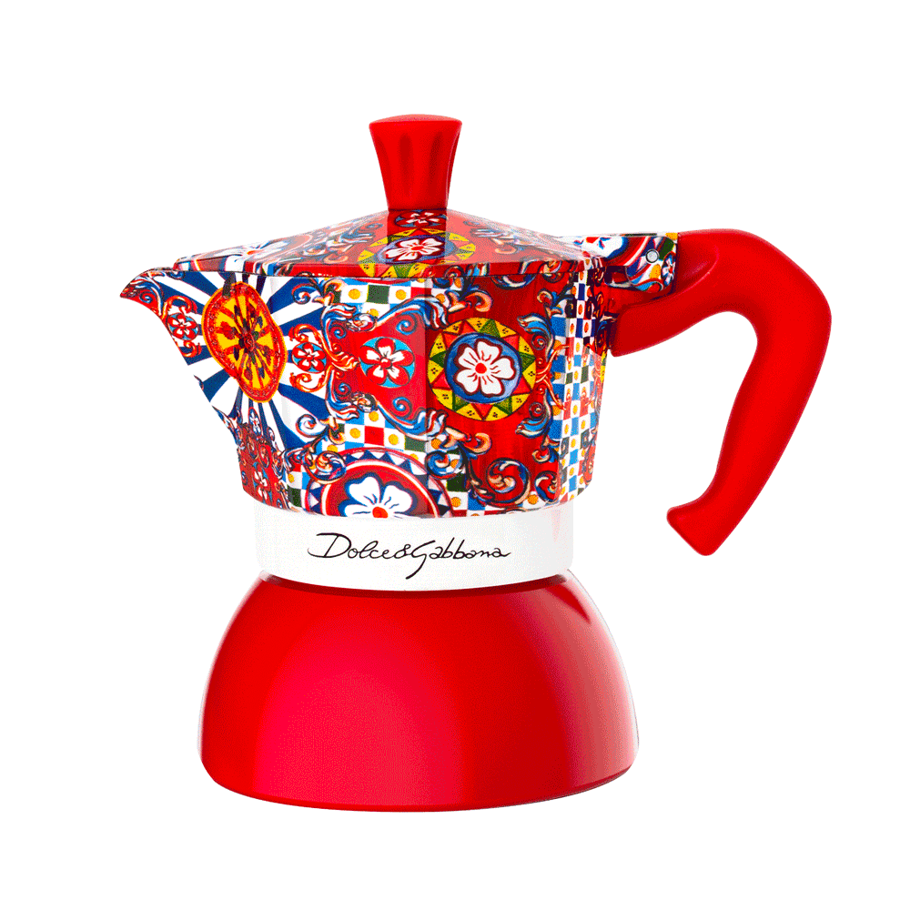 Moka Induction Bialetti Dolce&Gabbana Carretto Siciliano